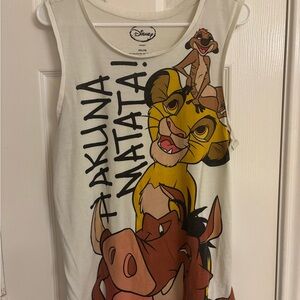 Disney Lion King Hakuna Matata Simba Timon Pumbaa Tank Top Girls Size XXL (19)